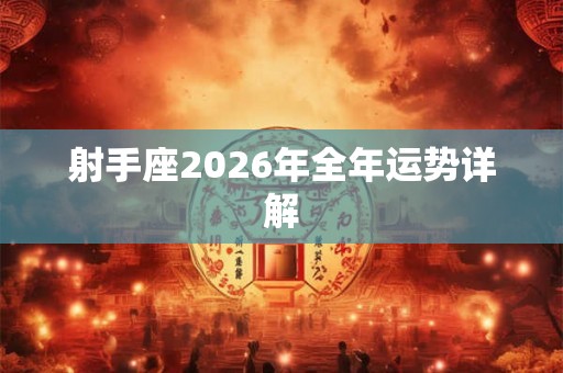 射手座2026年全年运势详解