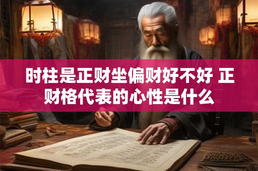 时柱是正财坐偏财好不好 正财格代表的心性是什么