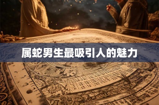 属蛇男生最吸引人的魅力