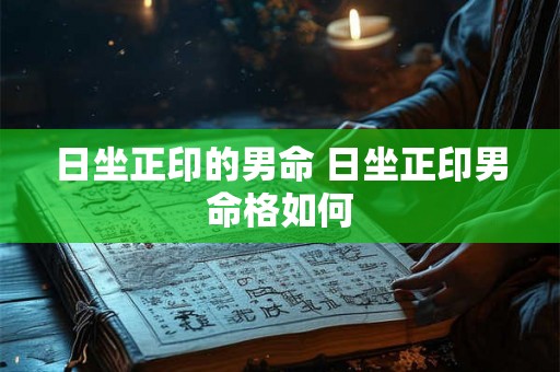 日坐正印的男命 日坐正印男命格如何 日坐正印的男命 日坐正印男命格如何