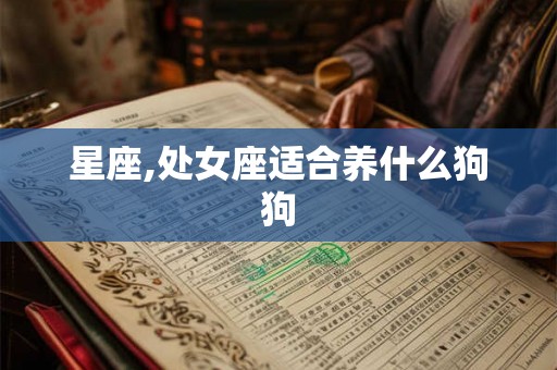星座,处女座适合养什么狗狗