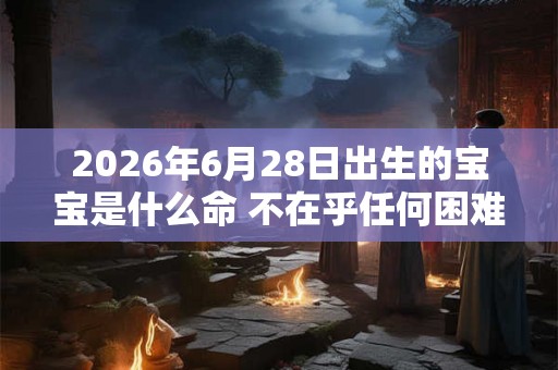 2026年6月28日出生的宝宝是什么命 不在乎任何困难 2026年6月28日出生的宝宝是什么命 不在乎任何困难