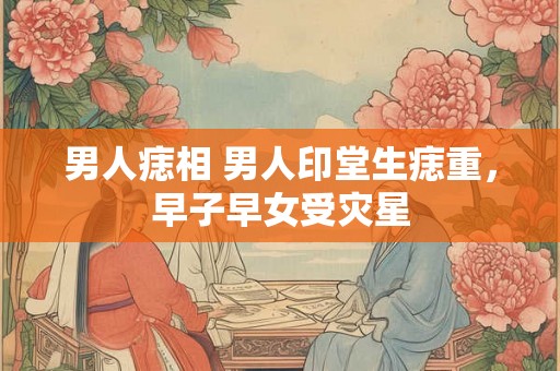 男人痣相 男人印堂生痣重，早子早女受灾星