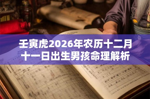 壬寅虎2026年农历十二月十一日出生男孩命理解析 壬寅虎2026年农历十二月十一日出生男孩命理解析