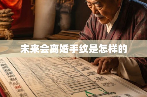 未来会离婚手纹是怎样的