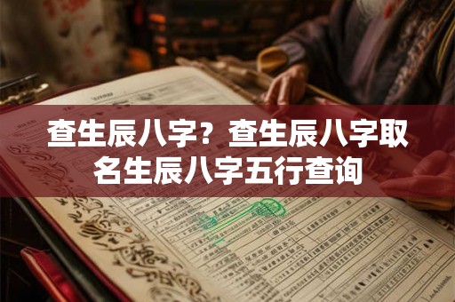 查生辰八字?查生辰八字取名生辰八字五行查询 查生辰八字?查生辰八字取名生辰八字五行查询
