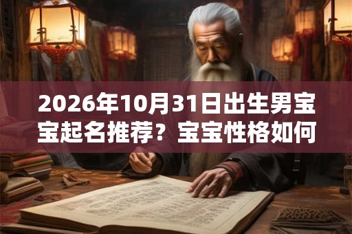 2026年10月31日出生男宝宝起名推荐？宝宝性格如何？