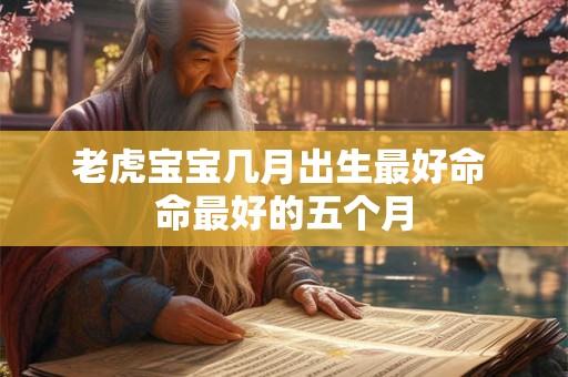 老虎宝宝几月出生最好命 命最好的五个月