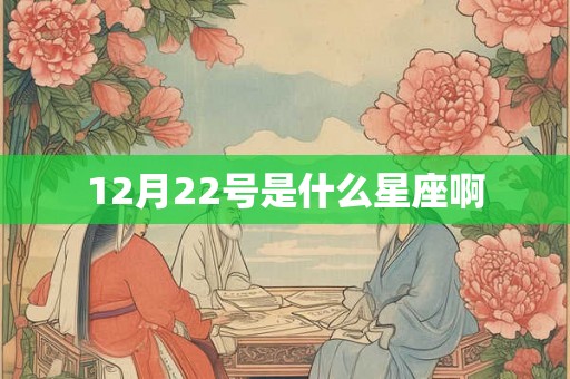 12月22号是什么星座啊