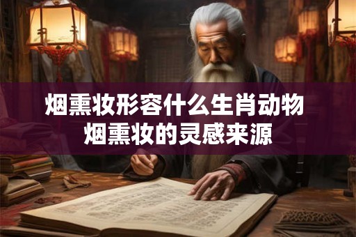 烟熏妆形容什么生肖动物 烟熏妆的灵感来源