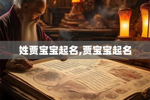 姓贾宝宝起名,贾宝宝起名