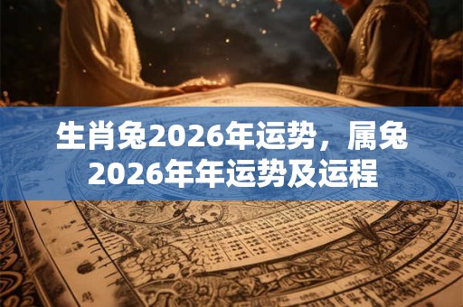 生肖兔2026年运势，属兔2026年年运势及运程