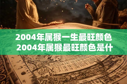 2004年属猴一生最旺颜色 2004年属猴最旺颜色是什么