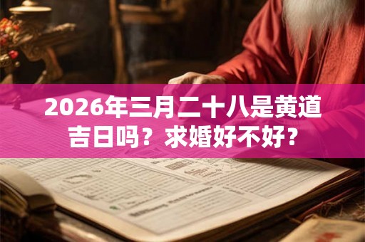 2026年三月二十八是黄道吉日吗?求婚好不好? 2026年三月二十八是黄道吉日吗?求婚好不好?