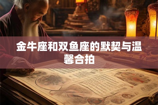 金牛座和双鱼座的默契与温馨合拍