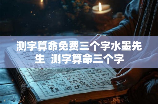 测字算命免费三个字水墨先生 测字算命三个字 测字算命免费三个字水墨先生 测字算命三个字