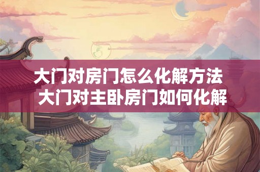 大门对房门怎么化解方法 大门对主卧房门如何化解 大门对房门怎么化解方法 大门对主卧房门如何化解