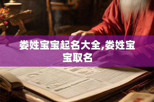 娄姓宝宝起名大全,娄姓宝宝取名