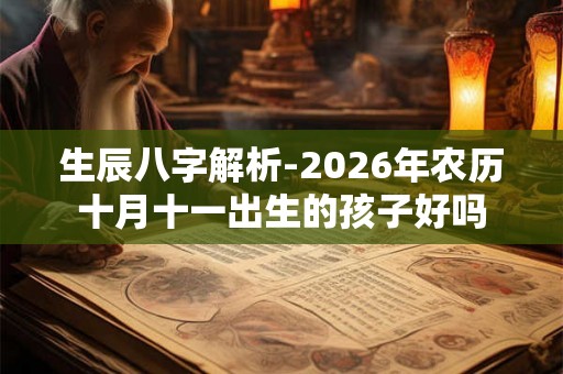 生辰八字解析-2026年农历十月十一出生的孩子好吗 生辰八字解析-2026年农历十月十一出生的孩子好吗