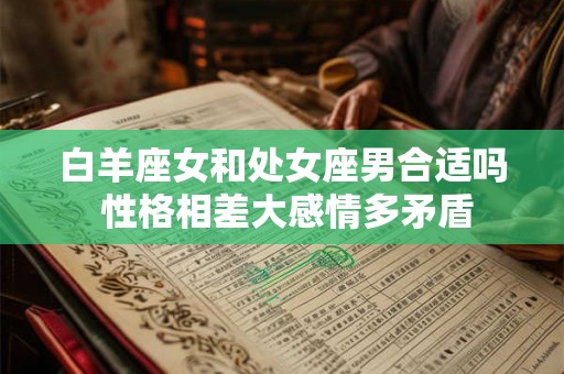 白羊座女和处女座男合适吗 性格相差大感情多矛盾