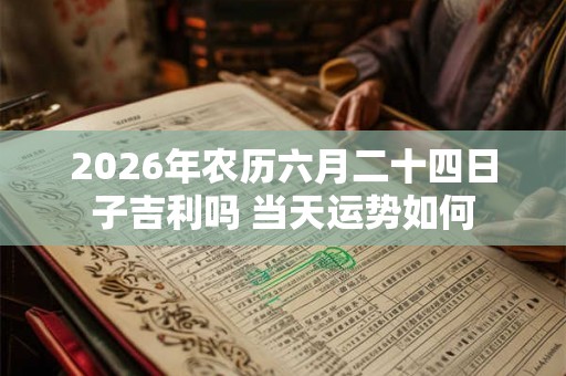 2026年农历六月二十四日子吉利吗 当天运势如何
