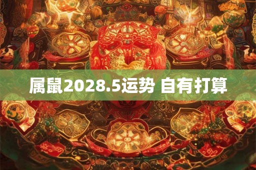 属鼠2028.5运势 自有打算