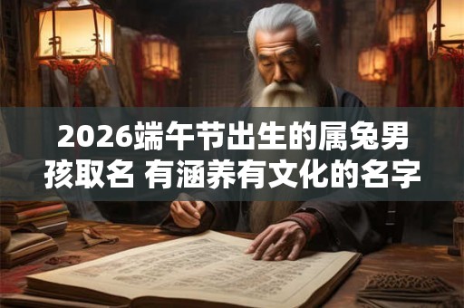 2026端午节出生的属兔男孩取名 有涵养有文化的名字 2026端午节出生的属兔男孩取名 有涵养有文化的名字