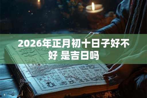 2026年正月初十日子好不好 是吉日吗