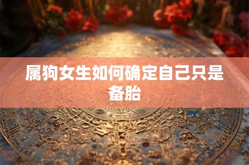 属狗女生如何确定自己只是备胎