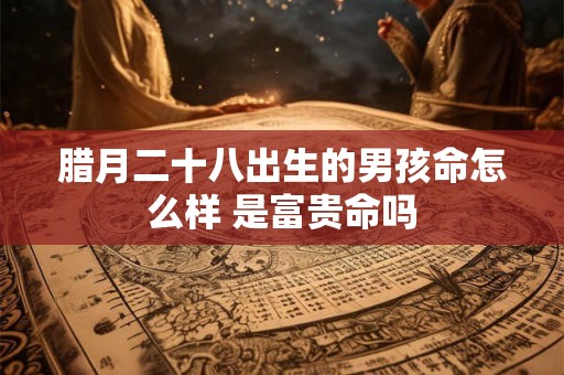 腊月二十八出生的男孩命怎么样 是富贵命吗