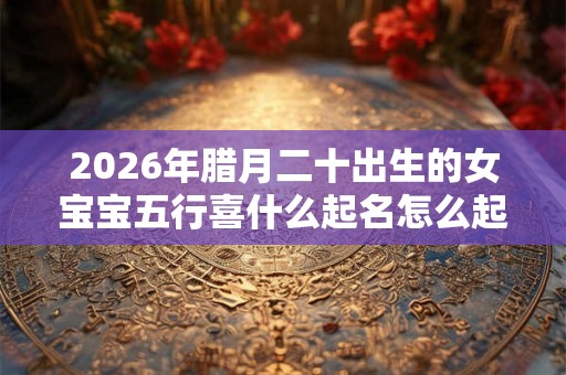 2026年腊月二十出生的女宝宝五行喜什么起名怎么起