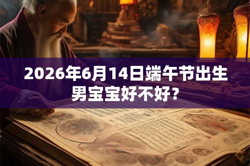 2026年6月14日端午节出生男宝宝好不好？