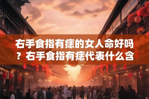 右手食指有痣的女人命好吗？右手食指有痣代表什么含义？