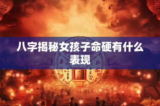 八字揭秘女孩子命硬有什么表现 八字揭秘女孩子命硬有什么表现