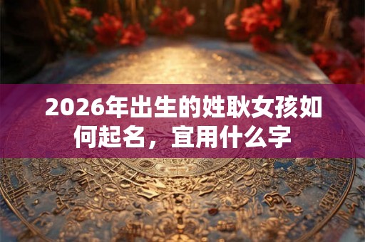2026年出生的姓耿女孩如何起名，宜用什么字