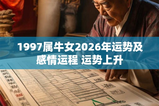 1997属牛女2026年运势及感情运程 运势上升