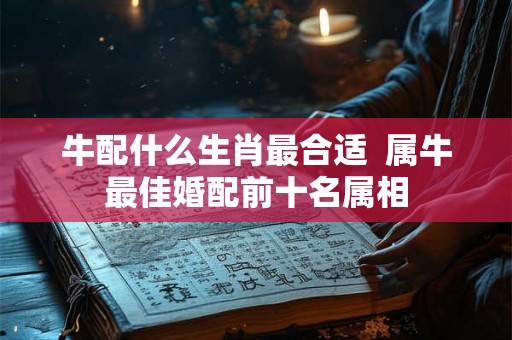 牛配什么生肖最合适  属牛最佳婚配前十名属相