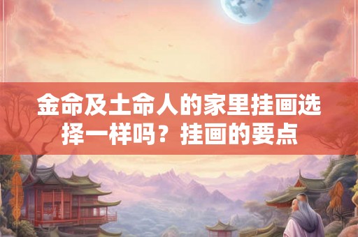 金命及土命人的家里挂画选择一样吗？挂画的要点