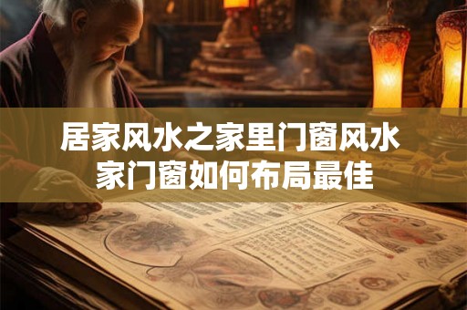 居家风水之家里门窗风水 家门窗如何布局最佳