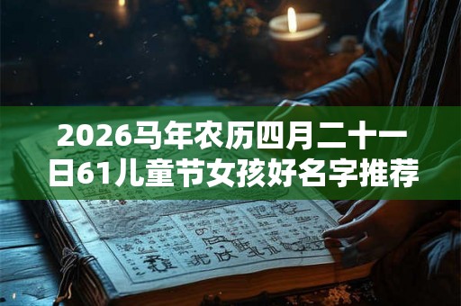 2026马年农历四月二十一日61儿童节女孩好名字推荐