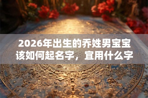 2026年出生的乔姓男宝宝该如何起名字,宜用什么字, 2026年出生的乔姓男宝宝该如何起名字,宜用什么字,