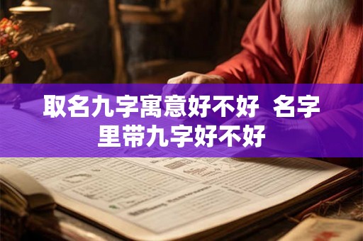 取名九字寓意好不好  名字里带九字好不好