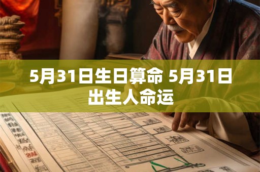 5月31日生日算命 5月31日出生人命运 5月31日生日算命 5月31日出生人命运