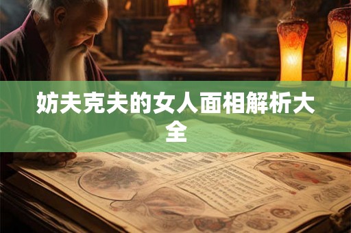 妨夫克夫的女人面相解析大全 妨夫克夫的女人面相解析大全