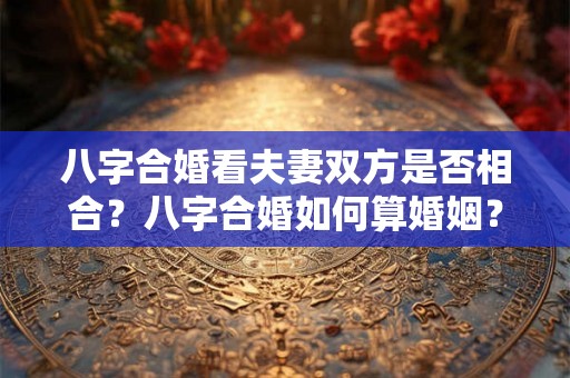 八字合婚看夫妻双方是否相合？八字合婚如何算婚姻？
