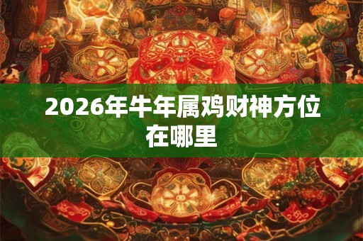 2026年牛年属鸡财神方位在哪里