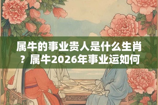 属牛的事业贵人是什么生肖？属牛2026年事业运如何？