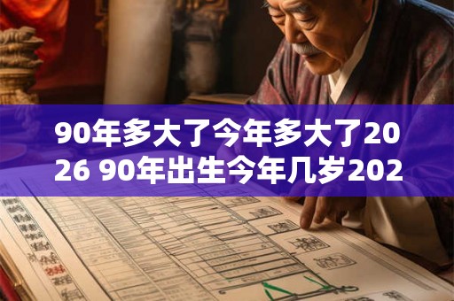 90年多大了今年多大了2026 90年出生今年几岁2026年几岁