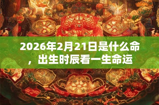 2026年2月21日是什么命,出生时辰看一生命运 2026年2月21日是什么命,出生时辰看一生命运