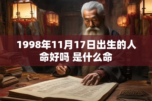 1998年11月17日出生的人命好吗 是什么命